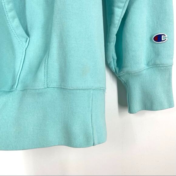 Champion Blue Hoodie Sweater Size XL Cotton Kangaroo Pockets - Picture 4 of 12